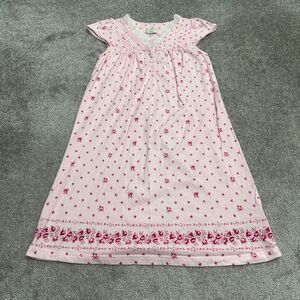 Charter Club Intimates Sleepwear Dress Womens Small Pink Floral Lace Nightgown